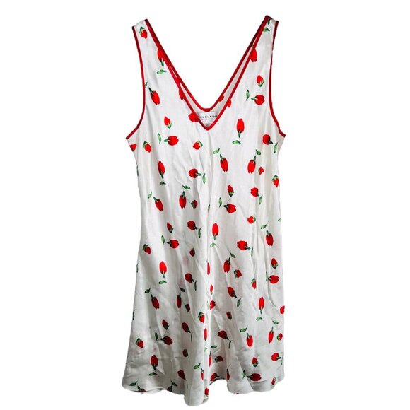 Miss Elaine Size Medium Floral Slip Dress Nightie Intimates Size - Picture 1 of 6